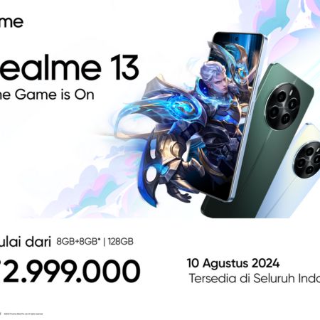 realme 13: Smartphone Gaming Bintang Lima dengan Kamera Premium Kini Tersedia di Seluruh Indonesia