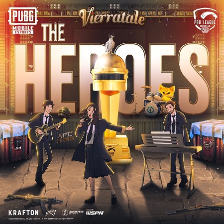 Khusus PMPL 2022 Fall, Vierratale Buat Lagu Berjudul "The Heroes"
