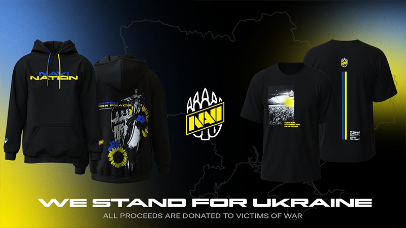 Dukungan untuk Ukraina, NaVi & BiG Luncurkan Merch Eksklusif