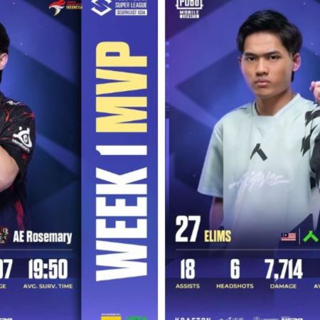 AE Rosemary dan ALL Kluq Raih Gelar MVP di PMSL SEA Fall 2024 di Week 1 & 2