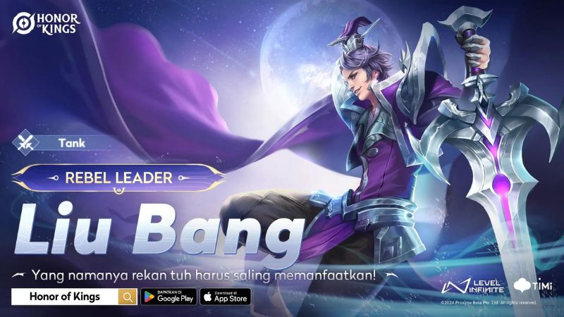 Kapan Liu Bang, Hero Baru Siap Rilis di Honor of Kings?