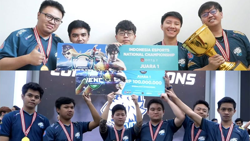 Macan Bangun Tidur! EVOS Borong Juara ML & DOTA 2 di IENC
