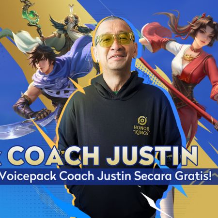 Coach Justin Kolaborasi dengan Honor of Kings, RIlis Voiceover Ikonik!