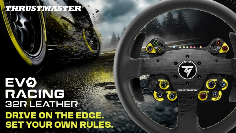 Thrustmaster EVO Racing 32R Leather Hadir untuk Sempurnakan Pengalaman Kompetitif Game Racing