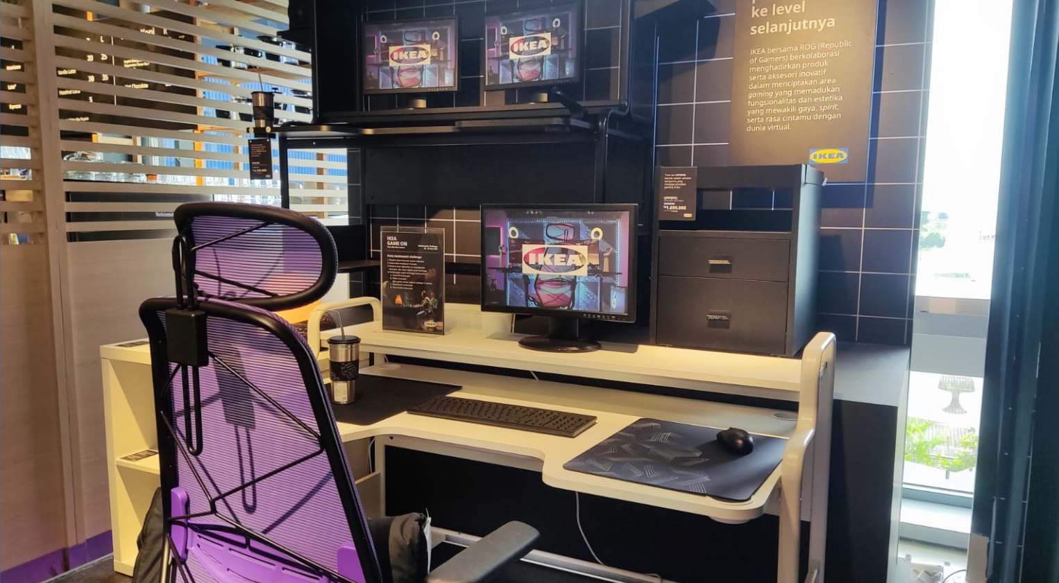 Gandeng Asus ROG IKEA Luncurkan Varian Kursi dan Meja Gaming
