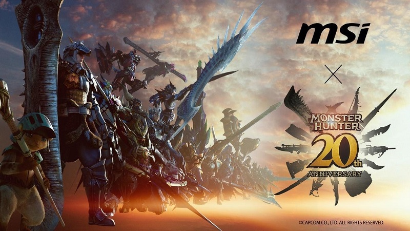 Kejutan Tokyo Game Show 2023, MSI Kolaborasi dengan Monster Hunter!