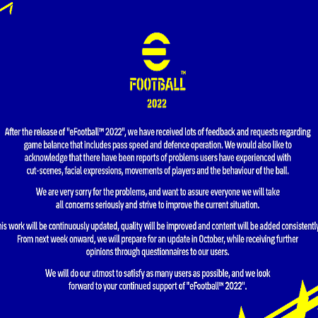 eFootball PES 2022 Banyak Bug, Konami Minta Maaf