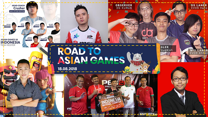 17 Atlet eSports, Satu Bendera Timnas Indonesia di Asian Games 2018!