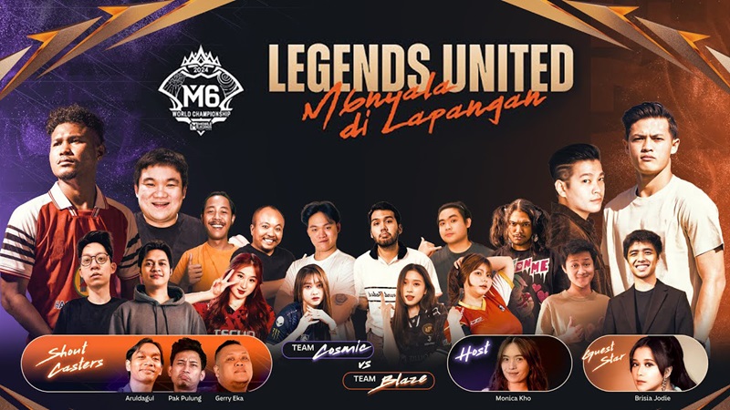 Legends United: M6nyala di Lapangan - Kolaborasi Epik Sepak Bola dan Esports