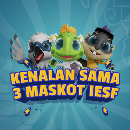 Kenalan dengan Tiga Maskot IESF Bali 14th WEC: Mana, Waci, dan Kayi!
