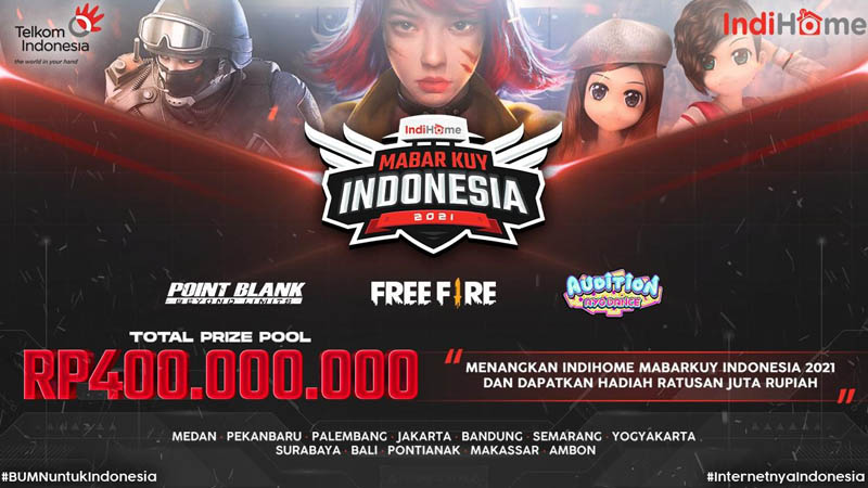 Berhadiah Total 400 Juta, IndiHome Gelar MabarKuy Indonesia 2021!