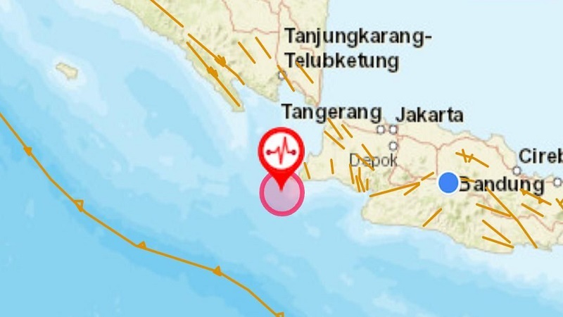 Reaksi Streamer Panik Saat Gempa Banten