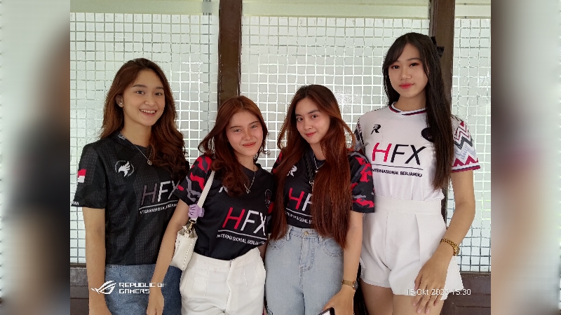 Takjub Dukungan Fans Pontianak, HFX ke buff di Support HFX Angels