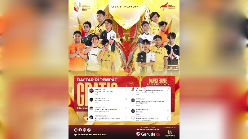 Serba Salah Liga Esports Nasional, Tiket Gratis Dicibirin, Bangun Player Daerah Dikatain