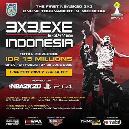 Perbasi Hadirkan Kompetisi NBA 2K20 E-3x3 Pertama di Indonesia!