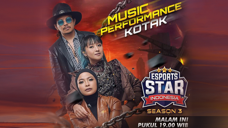 Band Kotak Meriahkan Babak Knockdown Esports Star Indonesia S3