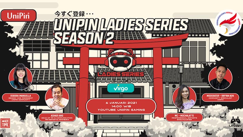 UniPin Ladies Series Season 2, Ajang Tanding Tim Ladies Terbaik Tanah Air!