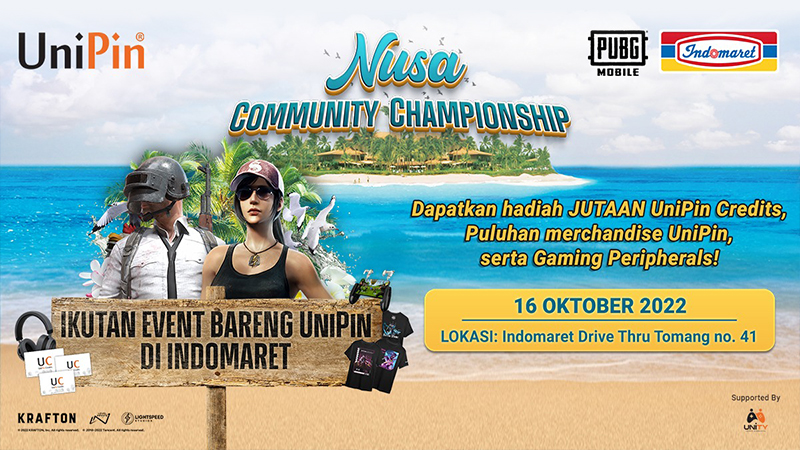 UniPin dan Indomaret Ajak Gamers Mini Turnamen di Nusa!