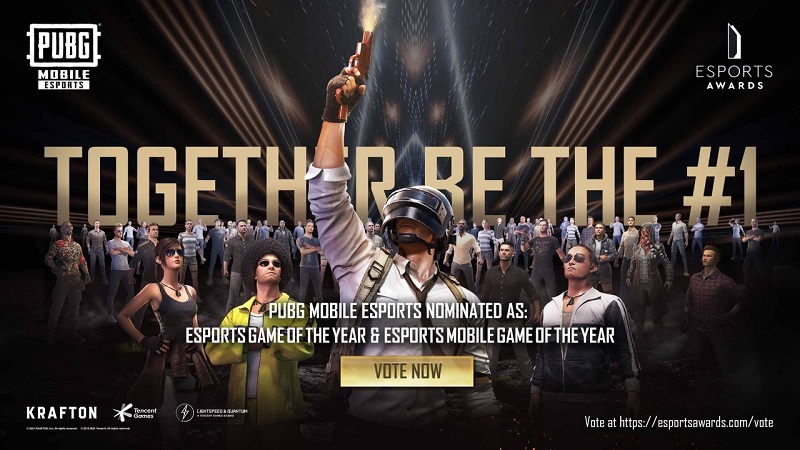 PUBG Mobile Masuk Dua Nominasi The Esports Awards 2021!