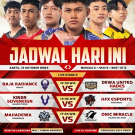 Liga 1 Esports Nasional Memasuki Minggu Ketiga Hari Keenam: Hari Penentuan!