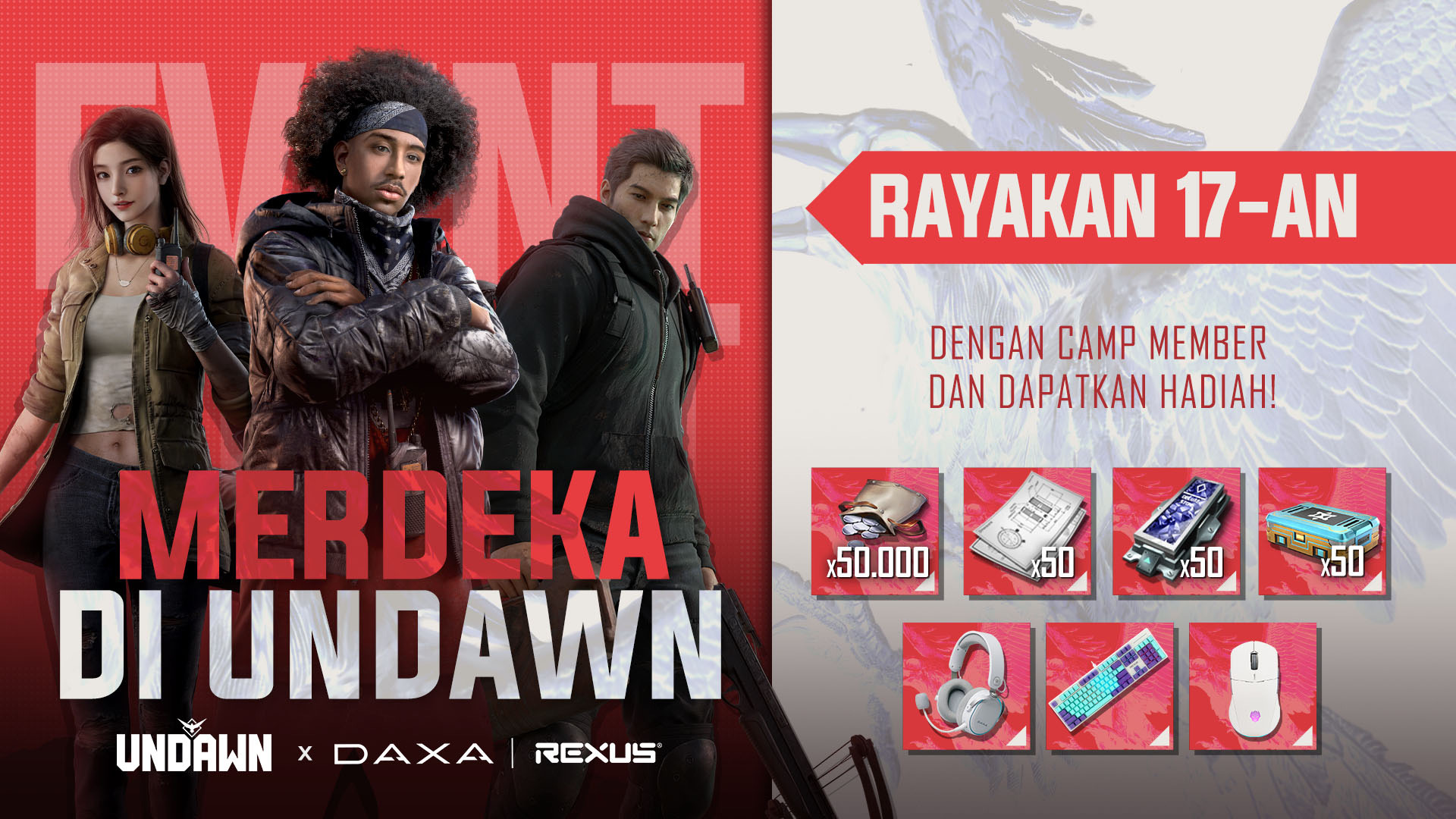 Rayakan Kemerdekaan Indonesia lewat Lomba Bertabur Hadiah di Undawn!