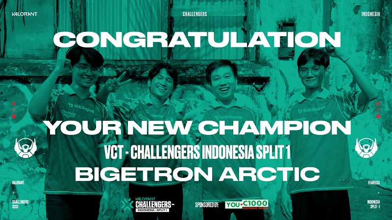 Bigetron Arctic Juara 2023 VALORANT Challengers Indonesia – Split 1