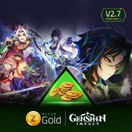 Event Seru Razer Gold Sambut Update 2.7 Genshin Impact