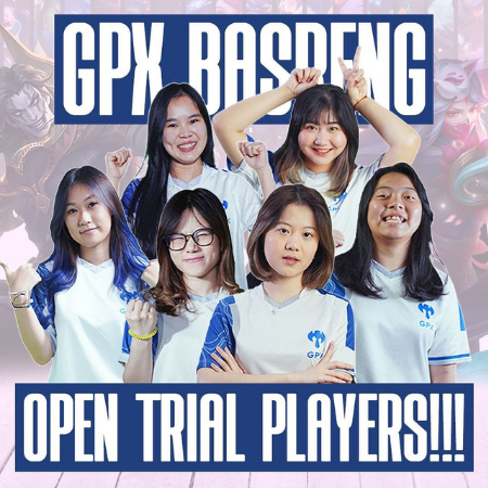 Evaluasi WSL, GPX Buka Trial Player MLBB Ladies!