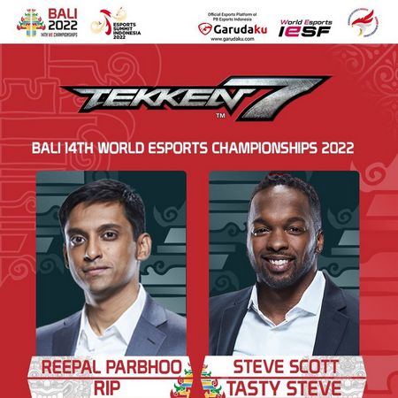 Caster Tekken 7, RIP dan Tasty Steve Resmi Ramaikan IESF Bali 14th WEC!