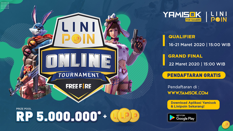 Linipoin Online Tournament Season 2 Hadirkan Game Free Fire