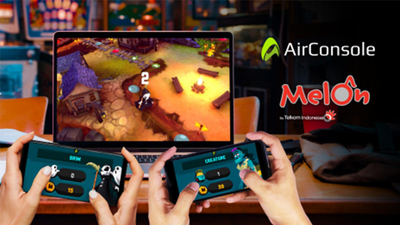 Gandeng AirConsole, Melon Indonesia Janjikan Experience Gaming Baru!