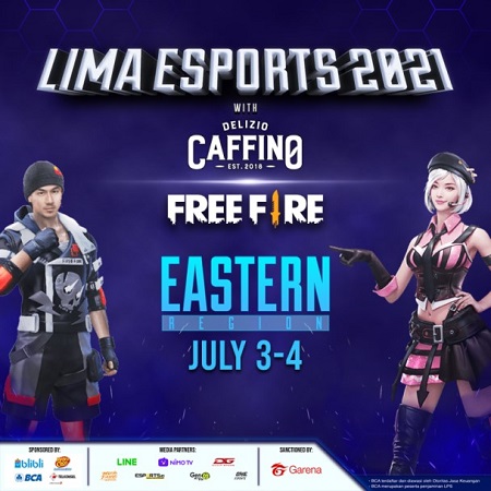Free Fire LIMA Esports 2021 Wilayah Timur Digelar Pekan Ini!
