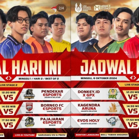 Liga 1 Esports Nasional 2024: Pertandingan Hari Kedua Liga 1 Esports Nasional Mobile Legends Semakin Menarik di Taman Anggrek