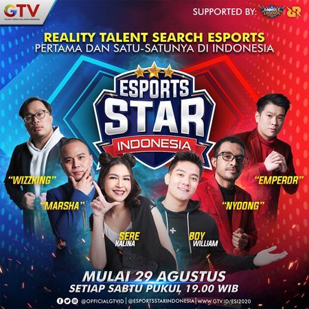 Esports Star Indonesia Dimulai, Saksikan Acaranya Tiap Sabtu di GTV!