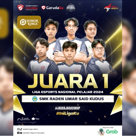 Profil Tim SMK Raden Umar Said Kudus, Juara Liga Esports Nasional Pelajar 2024 Kategori Honor of Kings