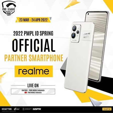 Jadi Official Smartphone, realme Berbagi Giveaway di Final PMPL ID SPRING