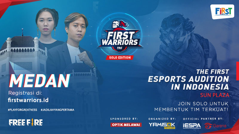First Warriors Mulai Tancap Gas, Audisi Esports di Medan!