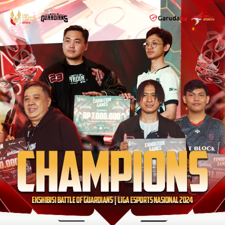 Grand Final Battle of Guardians di LEN 2024, DizzyW Rebut Juara dengan Epic Comeback!