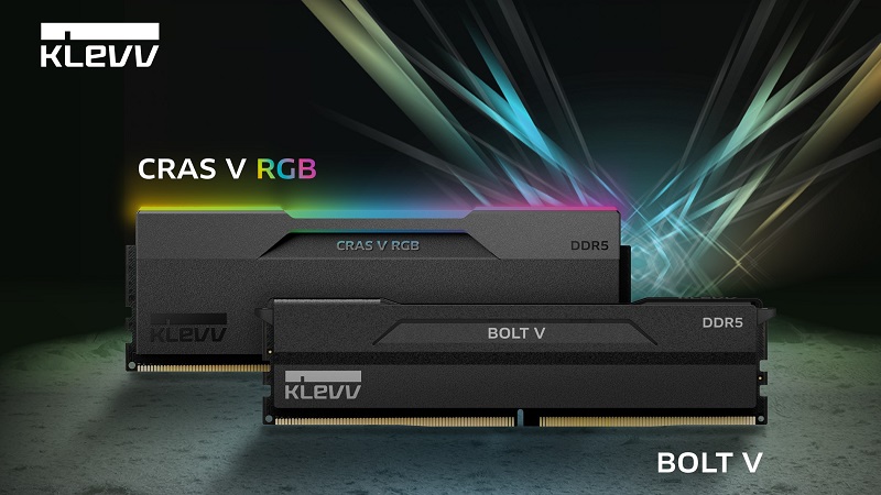 KLEVV Perkenalkan Dua Jagoan Memori Gaming DDR5, CRAS V RGB & BOLT V!