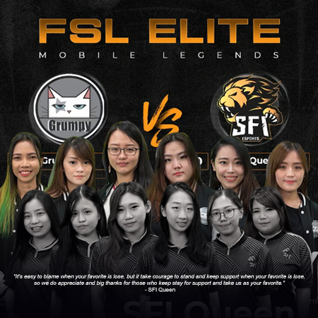 Kalah di Final, SFI Queen Runner Up FSL Elite 2019!