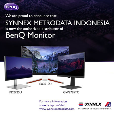 BenQ Gandeng SMI untuk Distribusi Produk Monitor Premium di Seluruh Indonesia