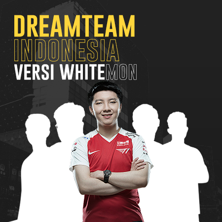Dream Team DOTA 2 Indonesia Versi Whitemon, Siapa Aja Pilihannya?