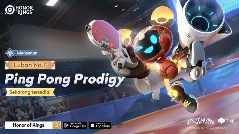 Luban No. 7 Meluncurkan Skin Terbaru: Ping Pong Prodigy dengan Diskon Menarik