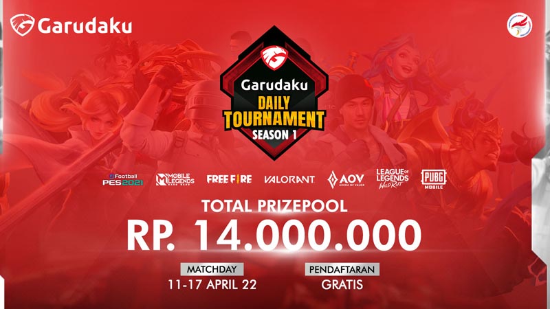Pendaftaran Garudaku Daily Tournament Telah Dibuka!