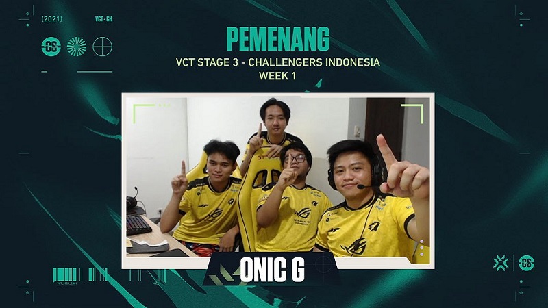 Monyet Menggila, ONIC Kampiun Valorant Challengers Indonesia Week 1!