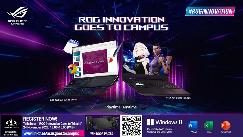 Usung ROG dan TUF, ASUS Adakan ROG Innovation Goes to Campus!