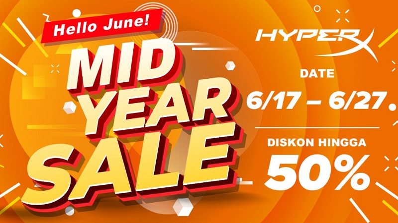 HyperX Mid-Year Sale Sedang Berlangsung, Diskon Hingga 50%!