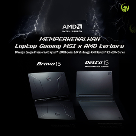 Perkuat Line-up Laptop Gaming, MSI Rilis Delta 15 dan Bravo 15!