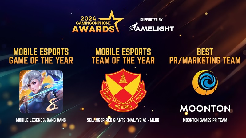 MOONTON Games Raih Sukses Besar di GamingonPhone Awards 2024