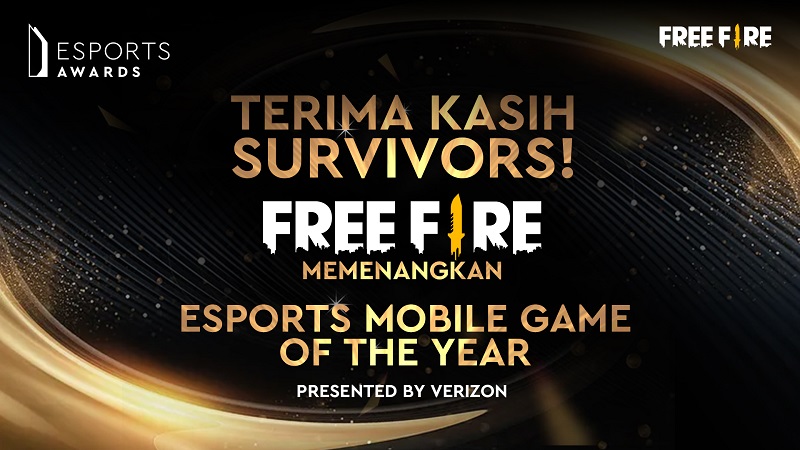 Free Fire Kembali Dinobatkan Sebagai Esports Mobile Game of The Year!